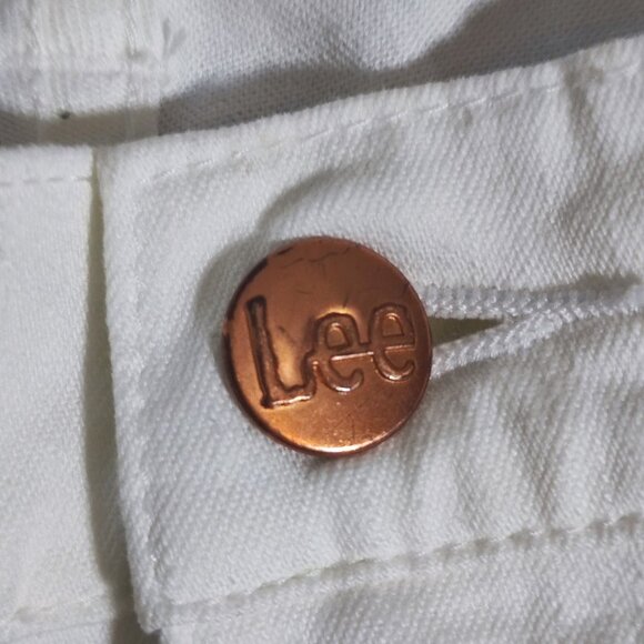 Lee jeans women's junior size 11X32 white colour flare western cowgirl - Picture 8 of 13